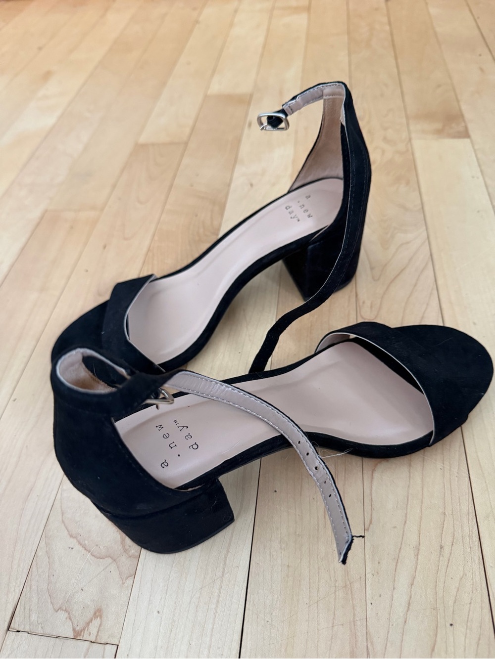 Black Block Heels